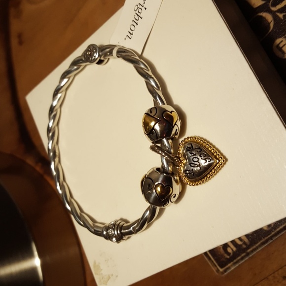 Brighton bracelet and 3 charms - Picture 1 of 1